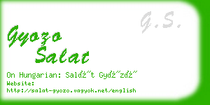 gyozo salat business card
